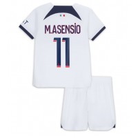 Paris Saint-Germain Marco Asensio #11 Bortadräkt Barn 2023-24 Kortärmad (+ Korta byxor)